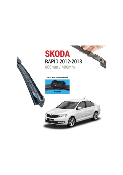 Skoda Rapid Silecek Takımı 2012-2018