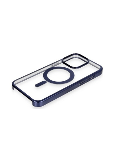 Apple İphone 15 Pro Max Kılıf Erozi Magsafe Kapak - Lacivert