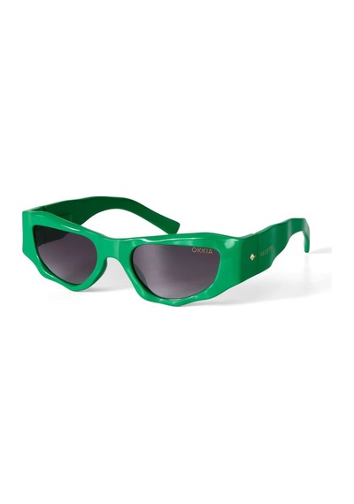 Seletti X Okkia Colorada Siyah Lens Güneş Gözlüğü Yeşil