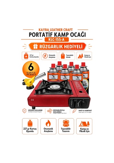 8'li Set Kırmızı Taşınabilir Kamp Ocağı 6 Gaz Kartuşu 1 Pürmüz Dahil Çantalı Portatif Tek Gözlü Mini Karavan Açık Hava Piknik Yemek Pişirme Ocağı Seti Kamp Malzemeleri Ekipmanları Kırmızı Kırmızı 8'li Set Kırmızı Taşınabilir Kamp Ocağı 6 Gaz Kartuşu 1 Pürmüz Dahil Çantalı Portatif Tek Gözlü Mini Karavan Açık Hava Piknik Yemek Pişirme Ocağı Seti Kamp Malzemeleri Ekipmanları Kırmızı Kırmızı
