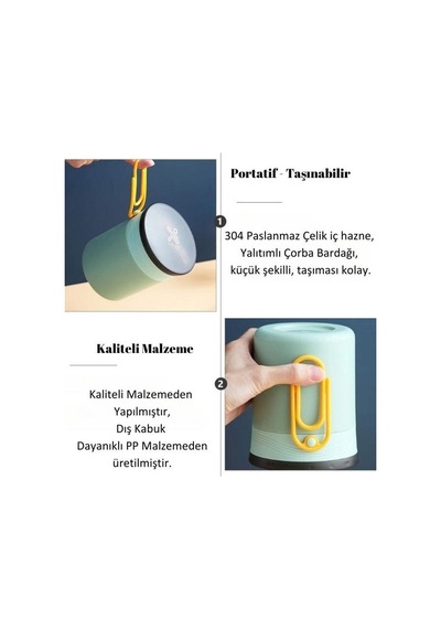 Vagon Çelik Lunch Box 450 Ml Sarı Sarı