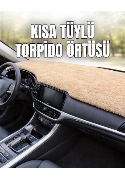 Kısa Tüylü Torpido Koruma Örtüsü, Güneşten Korur, Çatlak Önleyici Örtü Bej