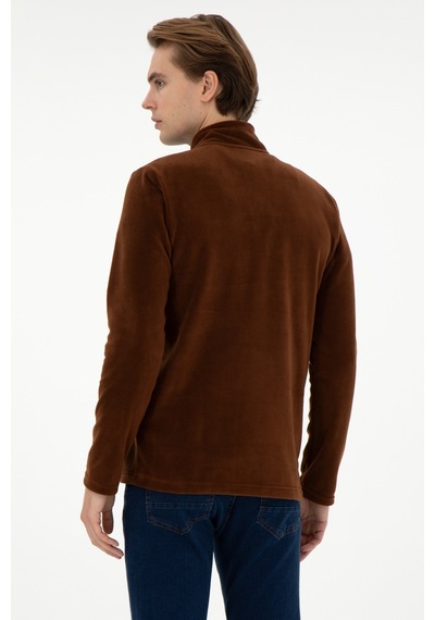 U.s. Polo Assn. Erkek Kahverengi Sweatshirt 50290609-vr029 Kahverengi