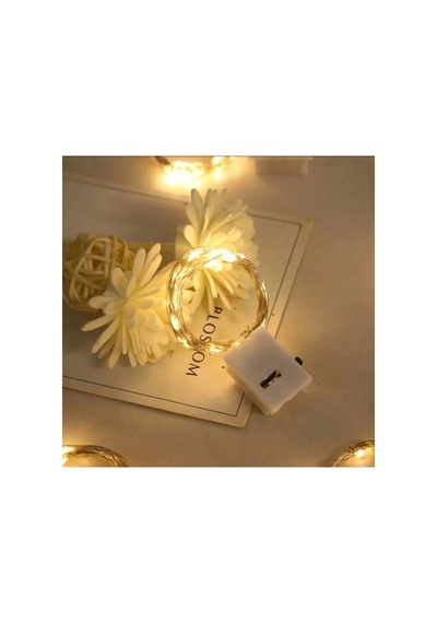 Herşeytrend 2m Pilli Peri Led Gün Işığı Çok Renkli