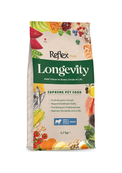 Reflex Plus Longevity Puppy Hipoalerjenik Balıklı Mini Ve Küçük Irk Yavru Köpek Maması 1.7 Kg