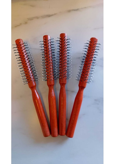 Şehrazat Handmade Ahşap Fön Firçasi Midi Boy
