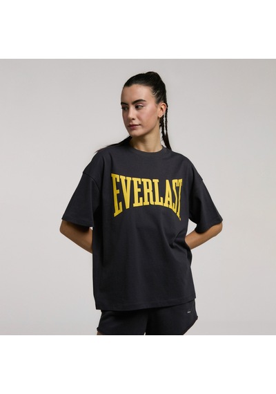 Everlast Ever Classics Oversize Kadın Gri T-shirt Tw0027 Gri