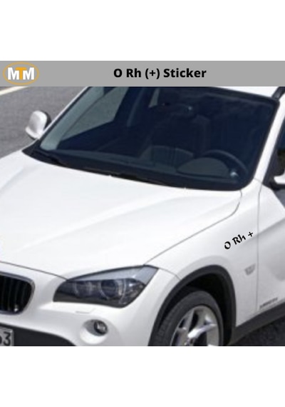 0 Rh (+) Sticker