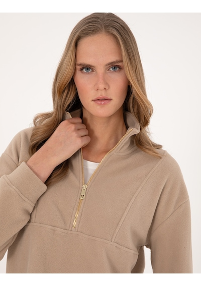 Pierre Cardin Kadın Bej Sweatshirt 50314954-vr011 Bej