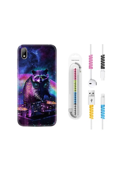 Huawei Y5 2019 Kılıf Kablo Koruyuculu Dj 1848