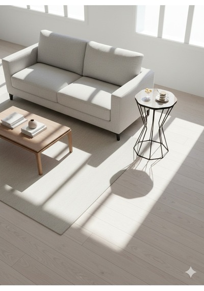 Geometrik Model Sehpa Mermer Desenli Gri Siyah 37x37x59 Cm Atlantik Çam
