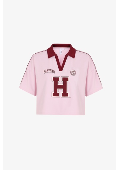 Penti Pembe Harvard Jersey Kısa Kollu Tişört Pk24