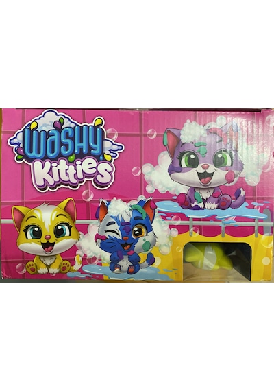 Washy Kitties Sevimli Kedi Figürü Kedişini Ortaya Çıkar