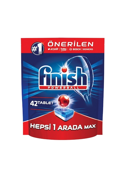 Finish Powerball Hepsi Bir Arada Max Bulaşık Makinası Deterjanı 42 Tablet
