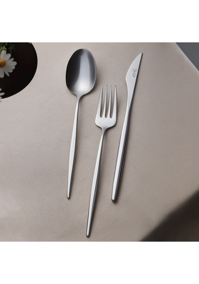Face Cutlery Aurum 72 Parça 12 Kişilik Çatal Kaşık Bıçak Takımı Çok Renkli