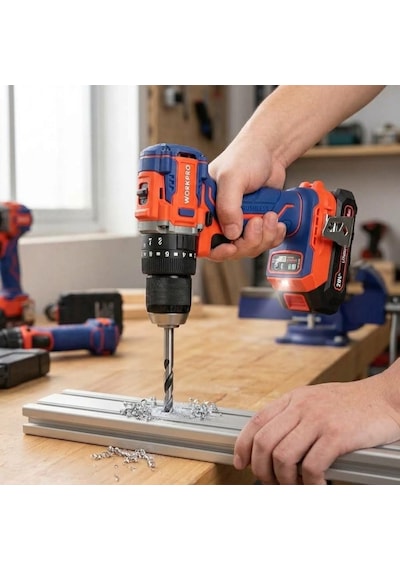 Workpro Wp390016 20volt 65nm. Kömürsüz Profesyonel Şarjlı Darbeli Matkap Akü Dahil Değildir