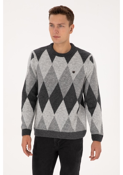 U.S. Polo Assn. U.s. Polo Assn. Erkek Antrasit Kazak /triko 50314947-vr006