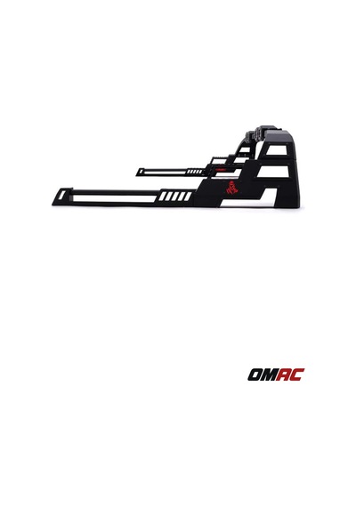 Mitsubishi L200 2006-2023 Uyumlu Araca Özel Dakar Led Rollbar