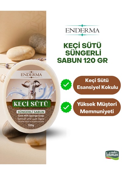 Keçi Sütü Süngerli Sabun 120gr