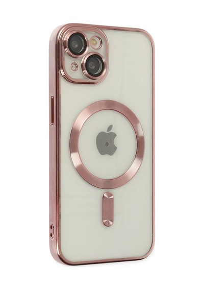 Apple iPhone Uyumlu , 14 Plus Kılıf Kross Magneticsafe Kapak - Rose