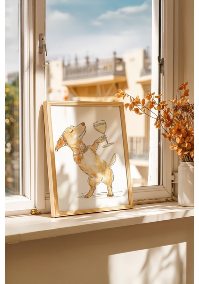 Modern Mutfak Estetiği Ahşap Çerçeveli Poster Tablo 33 Ahşap 01