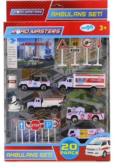 Kamyonlu Metal  Ambulans  Seti Jp9105