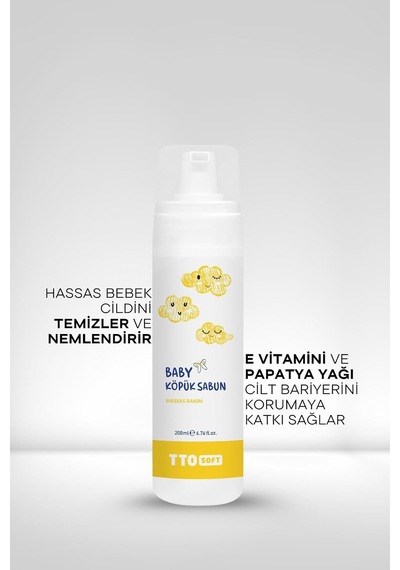 Soft Baby Köpük Sabun 200 Ml