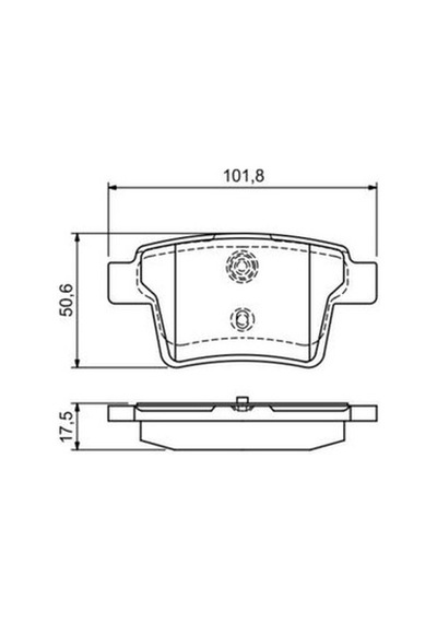 Ford Mondeo 2.0tdci 2005-2007 Bosch Arka Balata