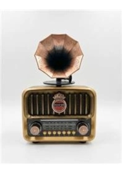 Everton Rt-606 Gramofonlu, Şarjlı, Nostaljik Radyo Bluetooth-usb-sd-fm Kdo