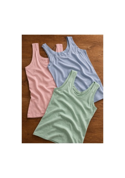 Demirsa Boutique Modal Atlet 3 Lü Set Geniş Askılı Biyeli Yumuşak Esnek Basic Kadın Yeşil-pudra-mavi Demirsa Boutique Modal Atlet 3 Lü Set Geniş Askılı Biyeli Yumuşak Esnek Basic Kadın Yeşil-pudra-mavi