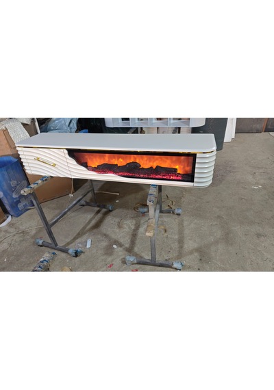 Umay Tv Sehpa 170cm Beyaz+gold Beyaz