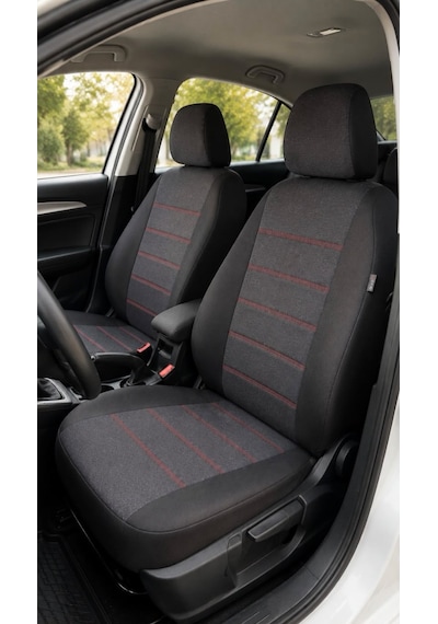 Mazda 323 Uyumlu Oto Koltuk Kılıfı Tam Set Airbag Uyumlu 4 Mevsim Cotfit Serisi 28441125