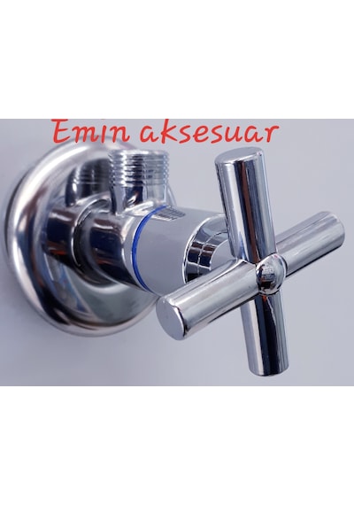 Koçbaş Taharet Ara Musluk Krom 2 Adet Gri