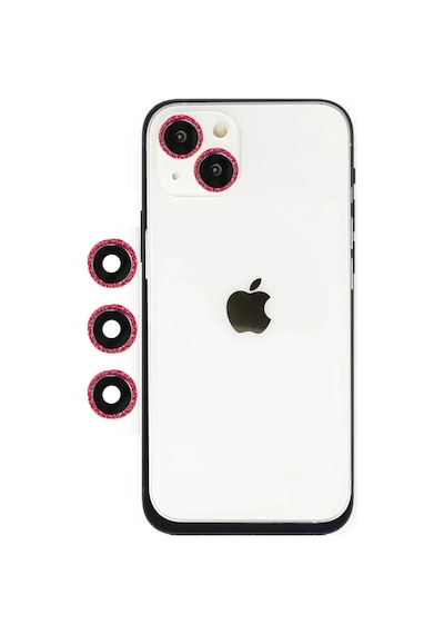 Newface Apple İphone 14 Shine Kamera Lens - Kırmızı