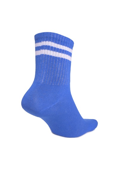 Sportive Spt 2'li Unisex Mavi Günlük Stil Çorap 25yuc001-byzmvı