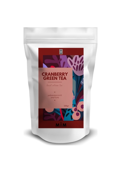 Mim Tea Cranberry Green Tea Yaban Mersinli Yeşil Çay 100 G