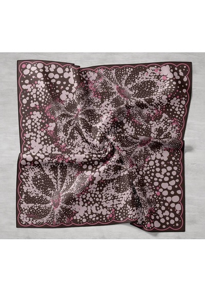 Silk Home Twill İpek Eşarp 11515-08 Kahverengi