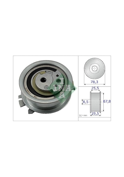 INA 531082510 Triger Eksantrik Gergi Rulmanı Caddy III Amarok / Leon 1.6 TDI 2.0 TDI 2.0 BıTDI