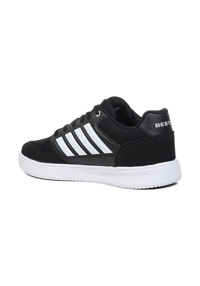 Kocamanlar Bst-074 Unisex Spor Ayakkabı SİYAH-BEYAZ