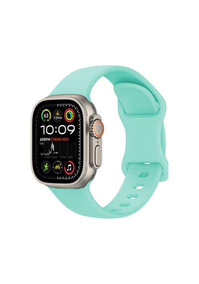 Apple Uyumlu  Watch Ultra/ultra2 49mm Yumuşak Hafif Silikon Kordon Kayış