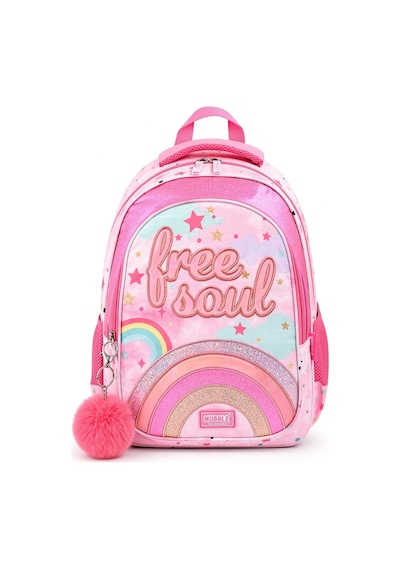 Gökkuşağı Glitter Rainbow İlkokul Okul Çantası Öğrenci Sırt Çantası Günlük 40 X 26 X 15 Cm Çok Renkli