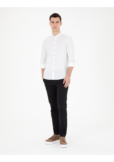 Pierre Cardin Erkek Siyah Kanvas / Chino Pantolon 50288511-vr046 Siyah