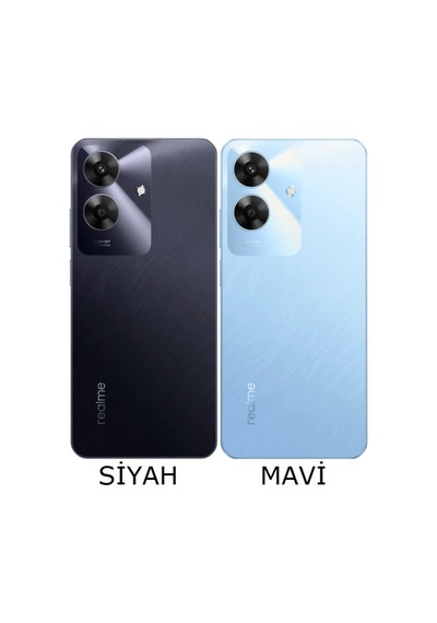 Realme Note 60 Rmx3933 Kasa Arka Kapak Pil Kapağı Mavi
