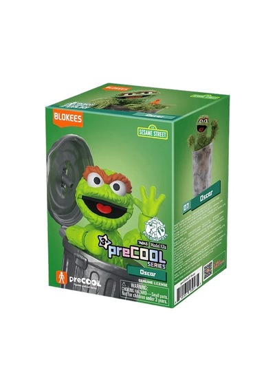 Susam Sokağı Oscar Blokees Sesame Street Blokees Oscar Figür Model Kit 14 Cm