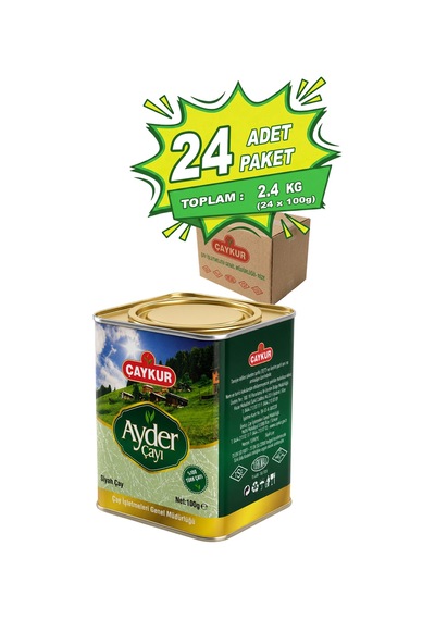 Ayder Çayı 100 Gr. Yirmidörtlü Paket