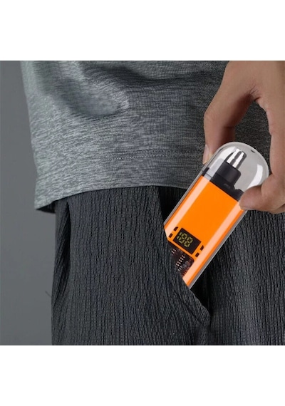 Cep Çakmak Model Usb Şarjlı Burun Kulak Yanak Kıl Tüy Temizleme Makinesi