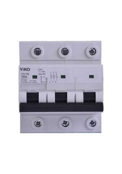 Viko 10vtb-3c100 Otomatik Sigorta 10ka C Tipi 3 Kutup100a 10