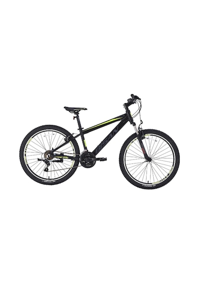 Bisan Cooper Dağ Bisikleti 35 Cm V 26 Jant 21 Vites Mat Siyah Sarı Siyah Sarı