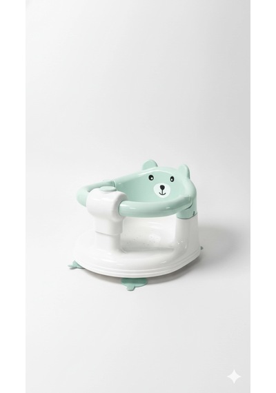 Vavbaby Önden Açılır Bebek Banyo & Bebek Mama Oturağı Mint Yeşili Mınt