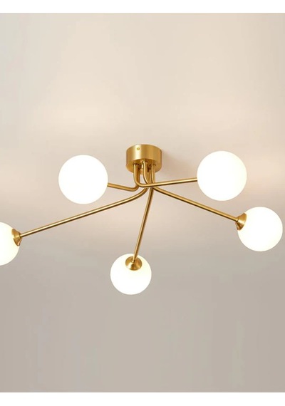 Kaspa Modern Camlı Avize Ra-avz- 3805-61-94 Gold